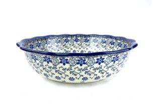 D78 Bunzlau Serveer Schaal golvende rand 1941X Ovale Schalen